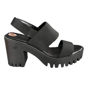 Steve Madden Black Platform Sandals